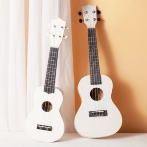 Ukulélé blanc en ABS