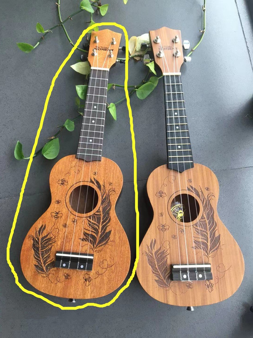 ukulélé personnalisé