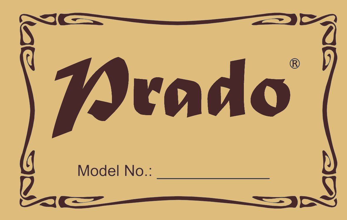 étiquette de rosace Prado br