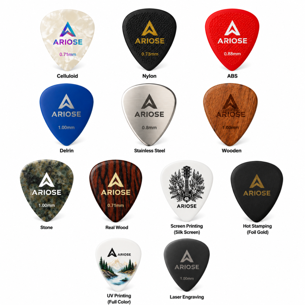 Plumillas de guitarra