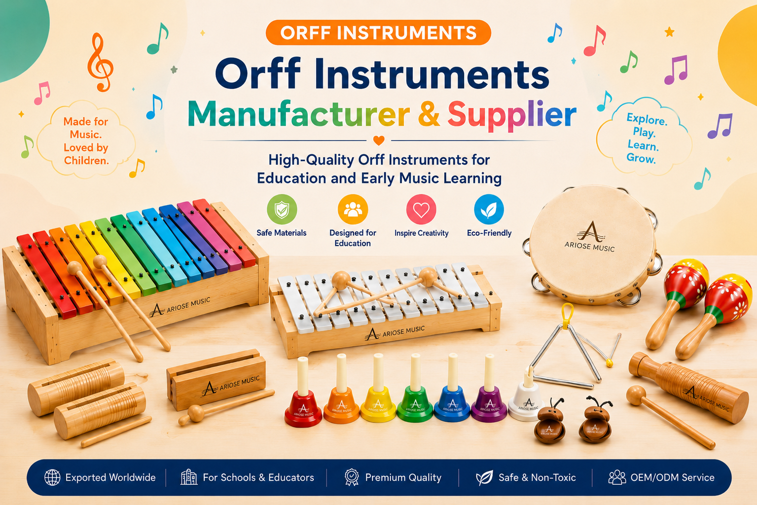 Fabricante y proveedor de instrumentos Orff Fabricante y proveedor de instrumentos Orff